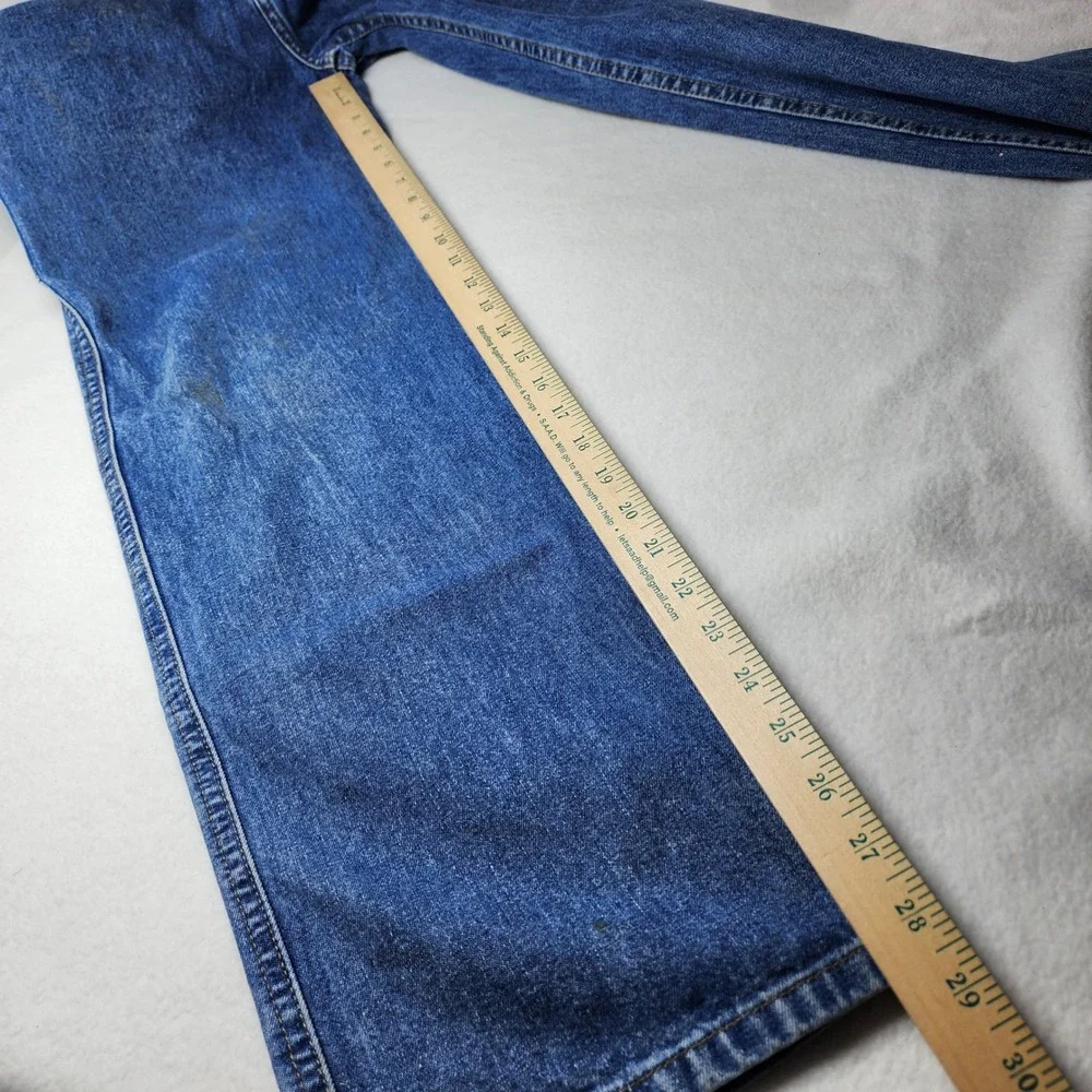 Ralph Lauren Polo Jeans Boys 16 Denim Carpenter Wide Leg Flag Heritage 28x28